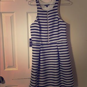 Express Black White Dress